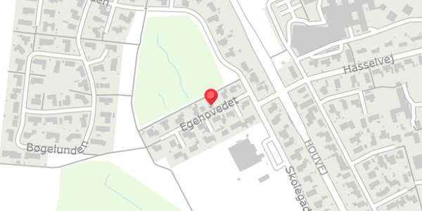 Trafikstøjkort på Egehovedet 34, 8300 Odder