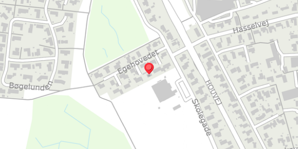 Trafikstøjkort på Egehovedet 41, 8300 Odder