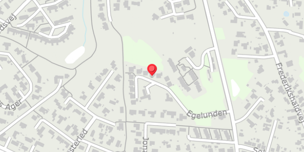 Trafikstøjkort på Egelunden 10, 8300 Odder