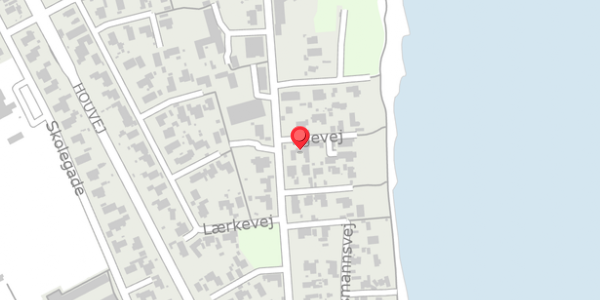 Trafikstøjkort på Egevej 2, 8300 Odder