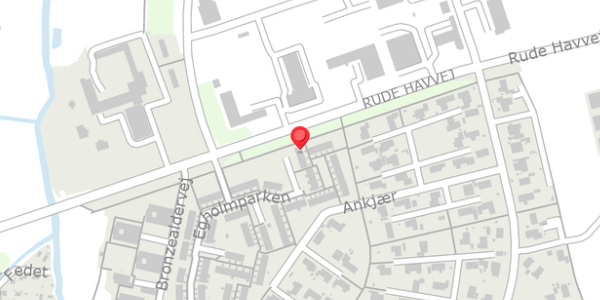 Trafikstøjkort på Egholmparken 25, 8300 Odder