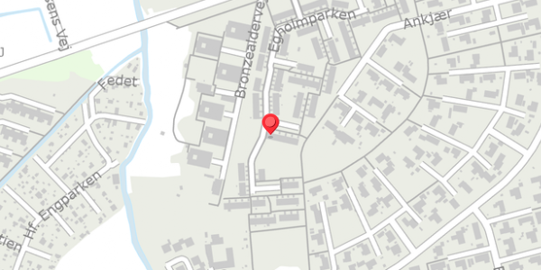 Trafikstøjkort på Egholmparken 100, . , 8300 Odder