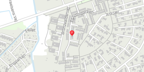Trafikstøjkort på Egholmparken 130, 8300 Odder