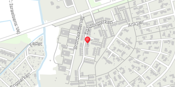 Trafikstøjkort på Egholmparken 140, 8300 Odder