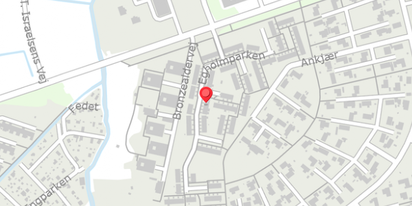 Trafikstøjkort på Egholmparken 142, 8300 Odder
