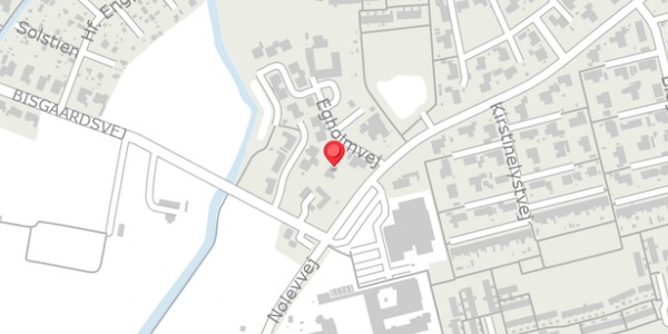Trafikstøjkort på Egholmvej 3, 8300 Odder