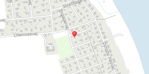 Trafikstøjkort på Engagervej 23, 8300 Odder