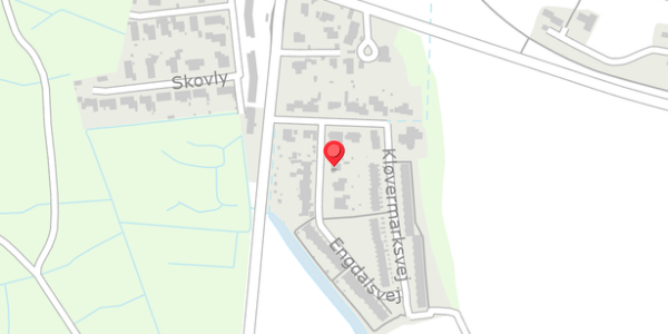 Trafikstøjkort på Engdalsvej 3, 8300 Odder