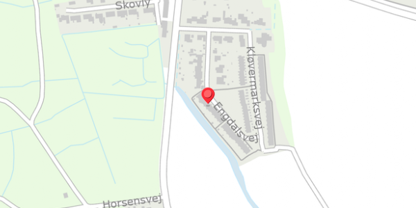 Trafikstøjkort på Engdalsvej 22, 8300 Odder