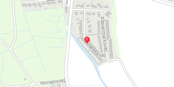 Trafikstøjkort på Engdalsvej 26, 8300 Odder
