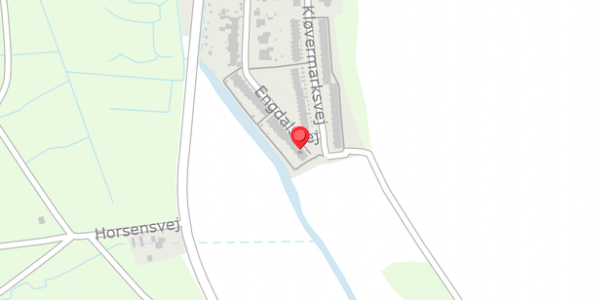 Trafikstøjkort på Engdalsvej 48, 8300 Odder