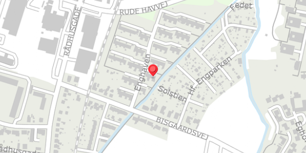 Trafikstøjkort på Enghaven 6, 8300 Odder
