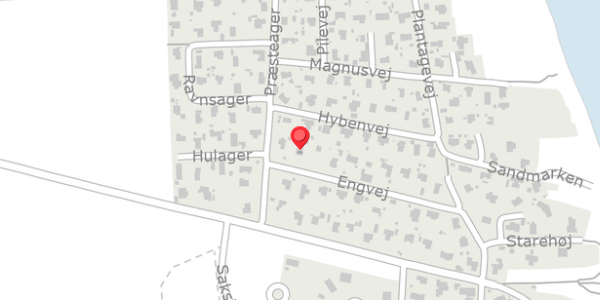 Trafikstøjkort på Engvej 18, 8300 Odder