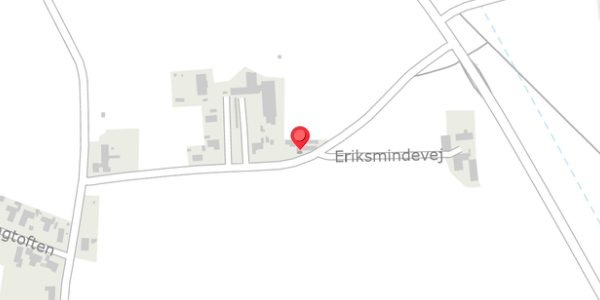 Trafikstøjkort på Eriksmindevej 19, 8300 Odder
