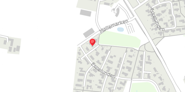 Trafikstøjkort på Espelunden 3, 8300 Odder