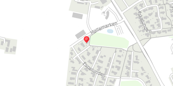 Trafikstøjkort på Espelunden 5, 8300 Odder