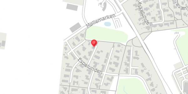 Trafikstøjkort på Espelunden 17, 8300 Odder