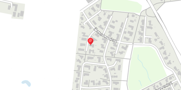 Trafikstøjkort på Espelunden 18, 8300 Odder