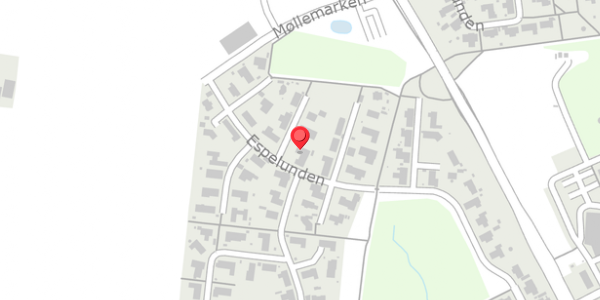 Trafikstøjkort på Espelunden 23, 8300 Odder