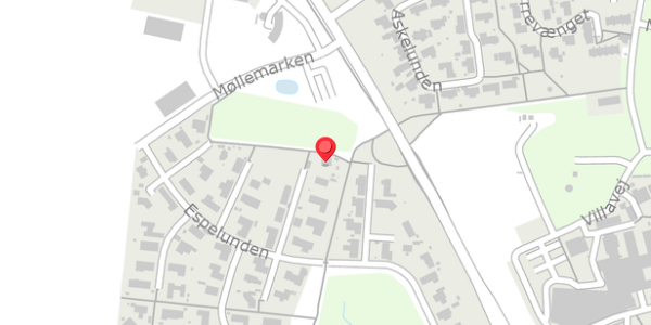 Trafikstøjkort på Espelunden 31, 8300 Odder