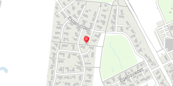 Trafikstøjkort på Espelunden 34, 8300 Odder