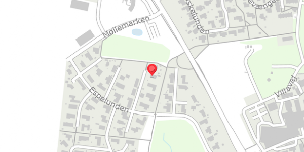 Trafikstøjkort på Espelunden 35, 8300 Odder