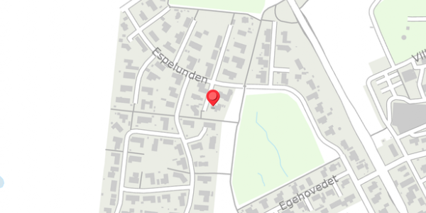 Trafikstøjkort på Espelunden 36, 8300 Odder