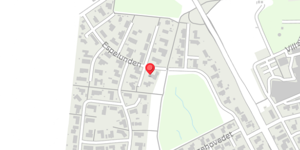 Trafikstøjkort på Espelunden 38, 8300 Odder