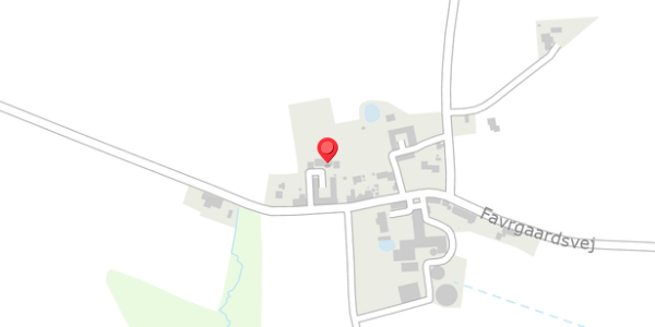 Trafikstøjkort på Favrgaardsvej 77, . , 8300 Odder