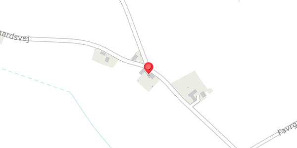 Trafikstøjkort på Favrgaardsvej 128, . , 8300 Odder
