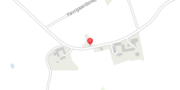 Trafikstøjkort på Favrgaardsvej 195, 8300 Odder
