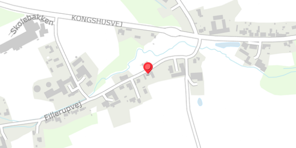 Trafikstøjkort på Fillerupvej 15, 8300 Odder