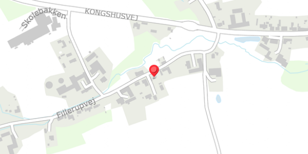 Trafikstøjkort på Fillerupvej 17, 8300 Odder