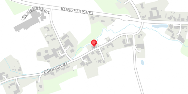 Trafikstøjkort på Fillerupvej 22, 8300 Odder