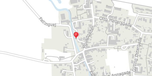 Trafikstøjkort på Fiskergade 3, 8300 Odder