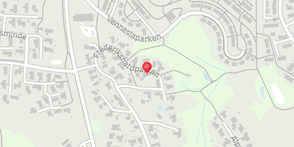 Trafikstøjkort på Frederikshaldparken 20, 8300 Odder