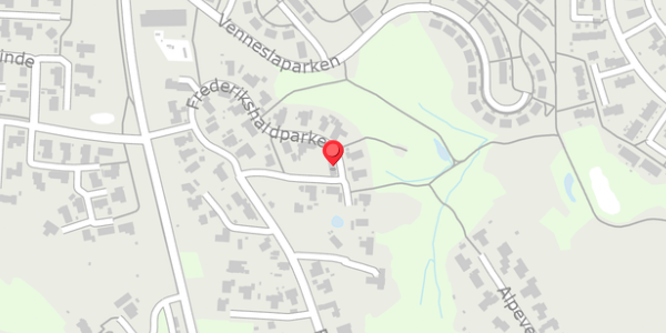 Trafikstøjkort på Frederikshaldparken 22, 8300 Odder