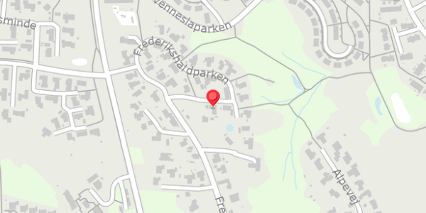 Trafikstøjkort på Frederikshaldparken 49, 8300 Odder
