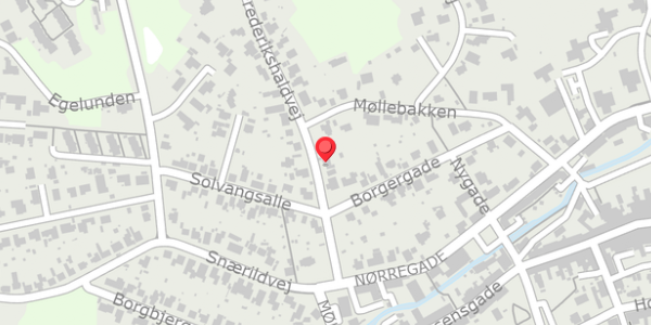 Trafikstøjkort på Frederikshaldvej 8, 8300 Odder