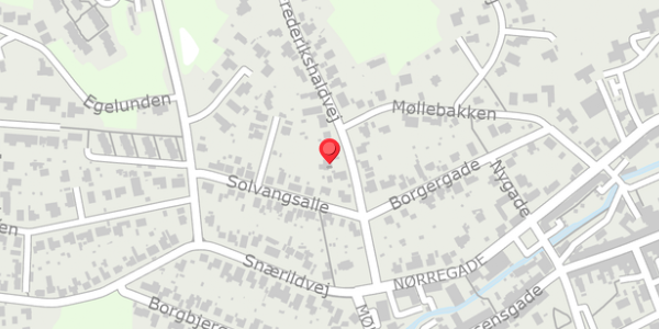 Trafikstøjkort på Frederikshaldvej 9, 8300 Odder