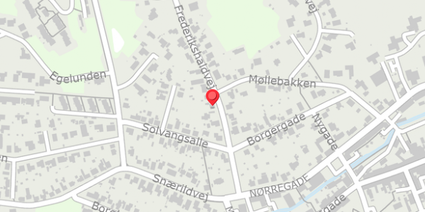 Trafikstøjkort på Frederikshaldvej 11, 8300 Odder