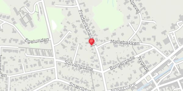 Trafikstøjkort på Frederikshaldvej 15, 8300 Odder