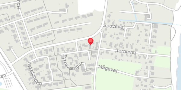 Trafikstøjkort på Fyrrevænget 11, . , 8300 Odder