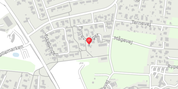 Trafikstøjkort på Fyrrevænget 33, . , 8300 Odder