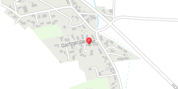 Trafikstøjkort på Gartnervænget 3, 8300 Odder
