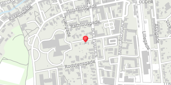 Trafikstøjkort på Gersdorffsgade 13, 8300 Odder