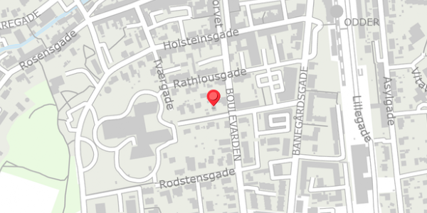 Trafikstøjkort på Gersdorffsgade 14, 8300 Odder
