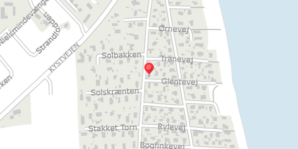 Trafikstøjkort på Glentevej 52, 8300 Odder