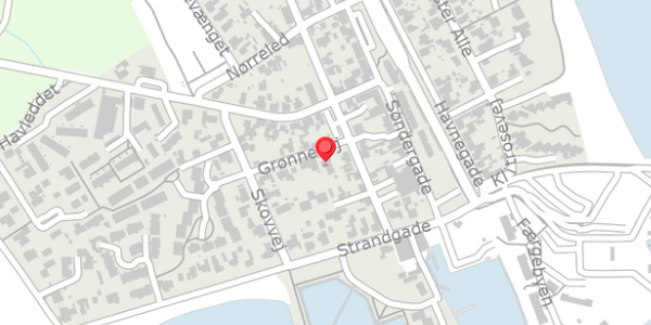 Trafikstøjkort på Grønnevej 3, . , 8300 Odder