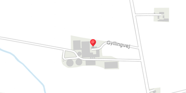 Trafikstøjkort på Gyllingvej 76, 8300 Odder